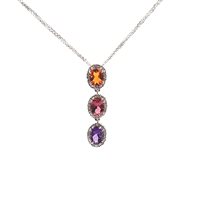 Collana Cianfrone Gioielli Donna in Oro Ametista COOR-35-198 - COOR-35-198